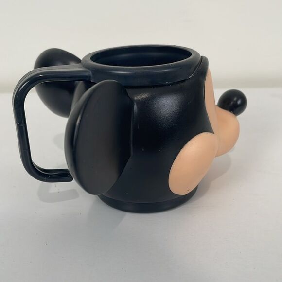 Vintage Applause 3D Mickey Mouse Cup Disney Ears Plastic Collectors Mug 6 oz - Picture 3 of 7